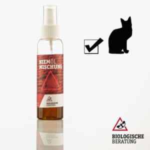 Niemölmischung ohne ätherische Öle in einer Sprühflasche für 10 qm von der Biologischen Beratung kaufen